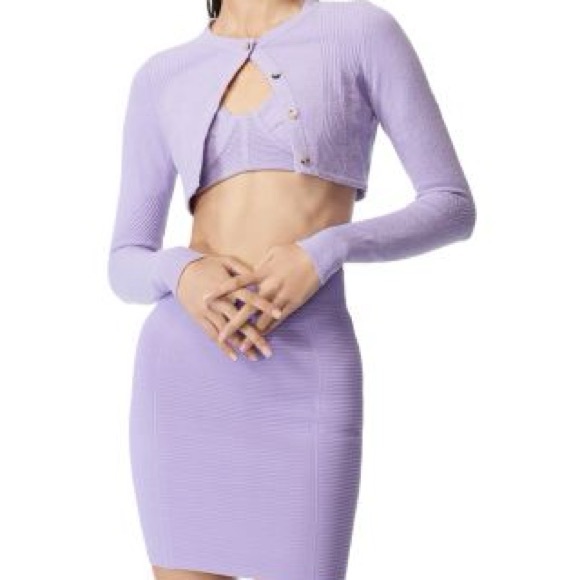 Hervé Léger
Bouclé Cropped Cardigan Set - Picture 3 of 9